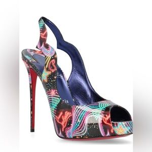 Christian Louboutin Hot Chick Sling Alta 120